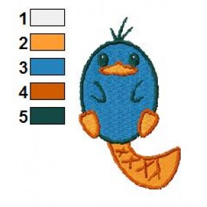 Funny Perry Embroidery Design